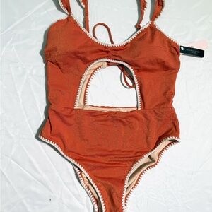 Orange Cutout Swimsuit Victoria’s Secret